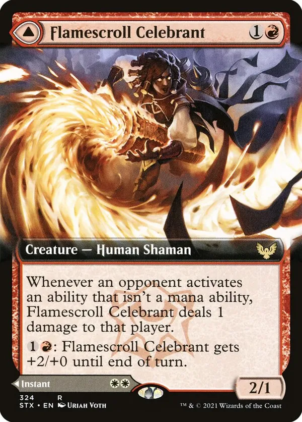 (image for) Flamescroll Celebrant (Extended Art)