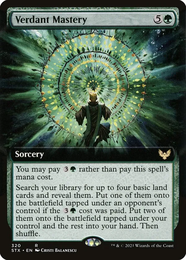 (image for) Verdant Mastery (Extended Art)