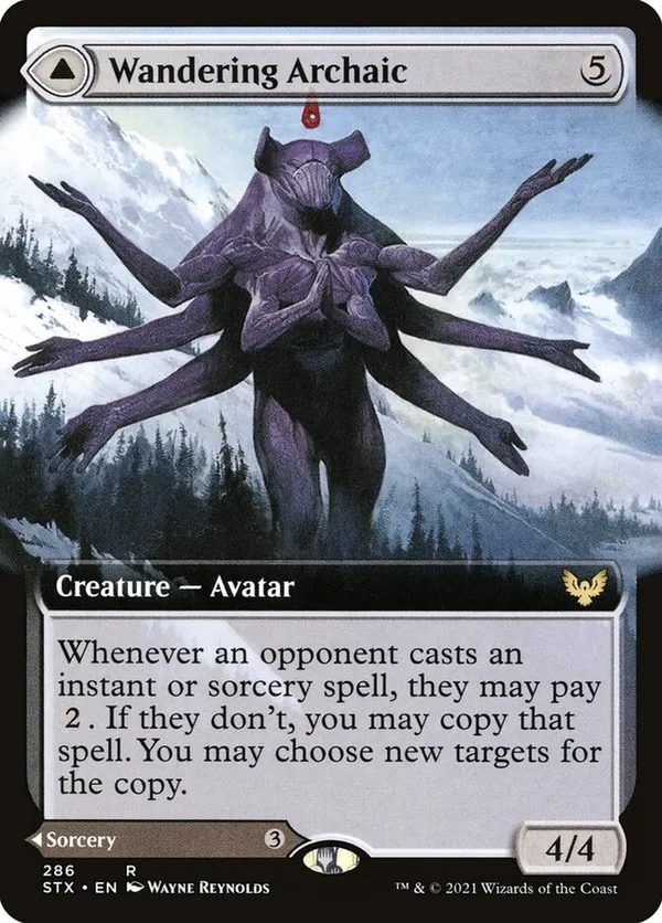 (image for) Wandering Archaic (Extended Art) (Foil)