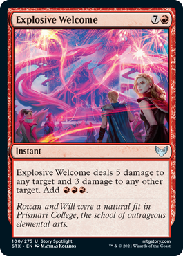 (image for) Explosive Welcome (Foil)