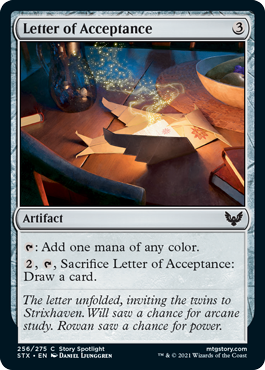 (image for) Letter of Acceptance (Foil)