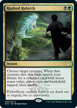 (image for) Rushed Rebirth (Foil)