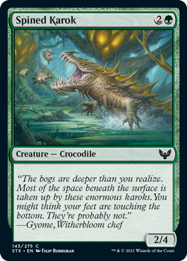 (image for) Spined Karok (Foil)
