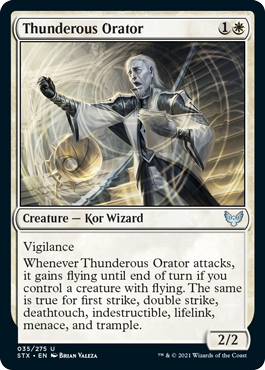 (image for) Thunderous Orator (Foil)