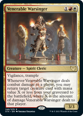 (image for) Venerable Warsinger (Foil)