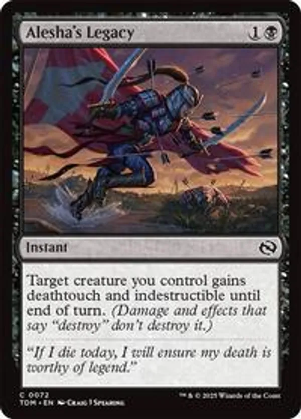 (image for) Alesha's Legacy (Foil)