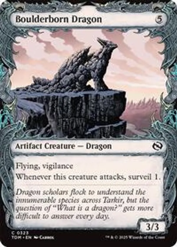 (image for) Boulderborn Dragon (Showcase) (Foil)