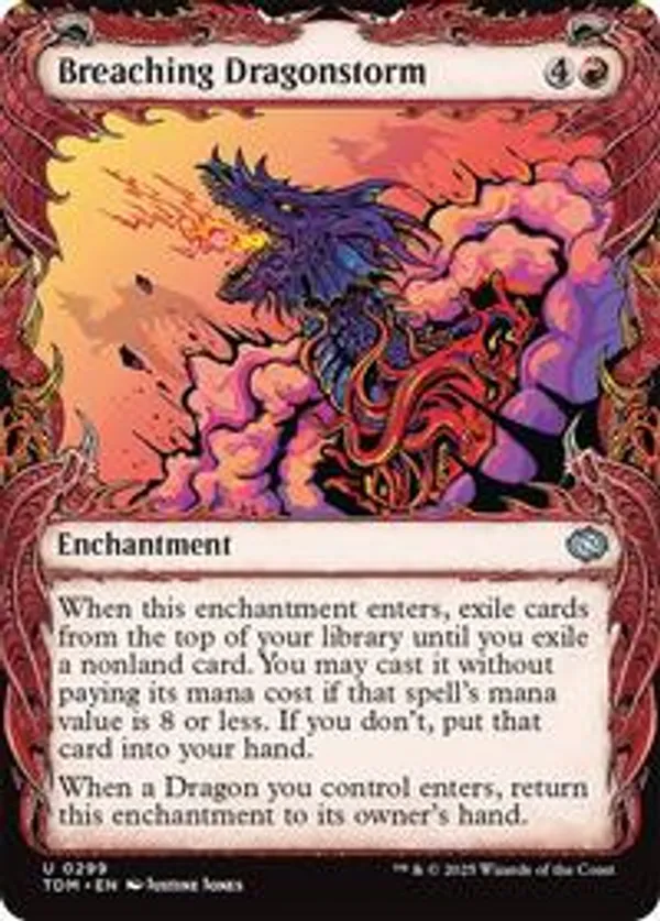 (image for) Breaching Dragonstorm (Showcase) (Foil)