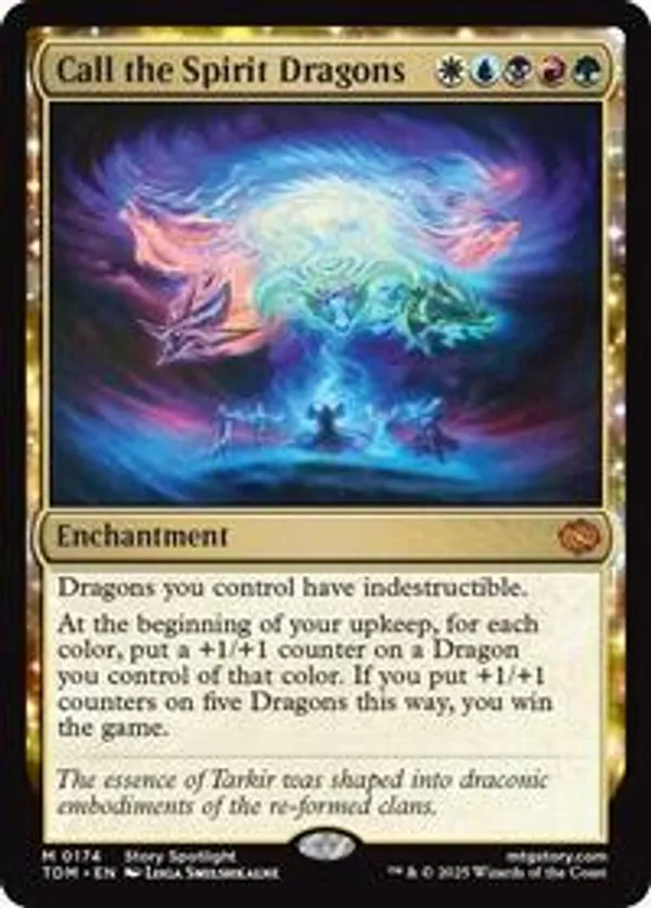 (image for) Call the Spirit Dragons (Foil)