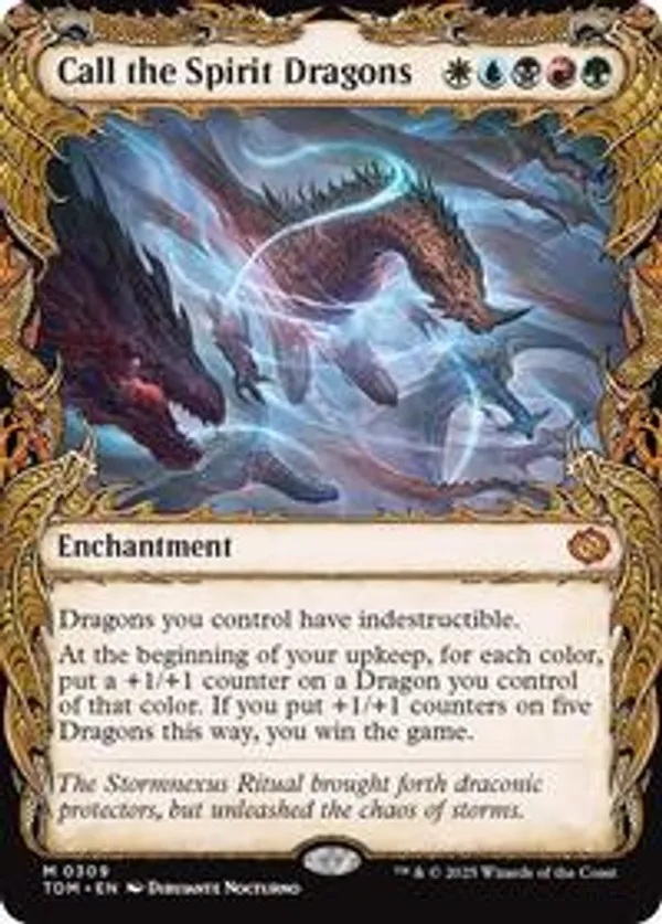(image for) Call the Spirit Dragons (Showcase) (Foil)