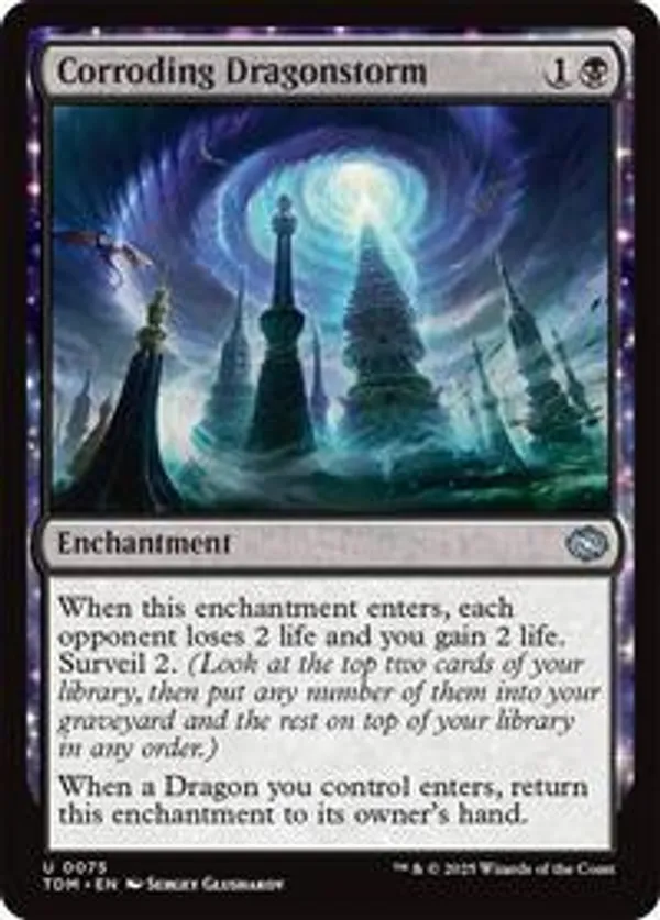 (image for) Corroding Dragonstorm (Foil)