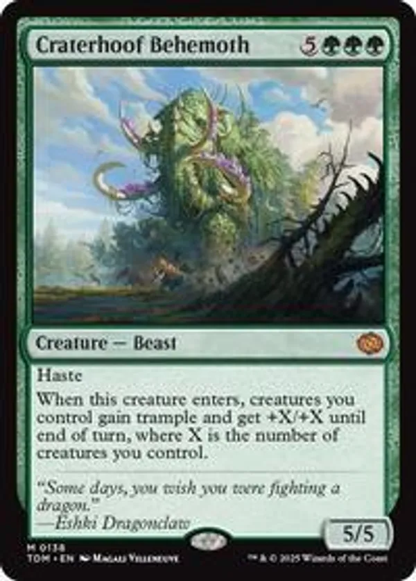 (image for) Craterhoof Behemoth (Foil)