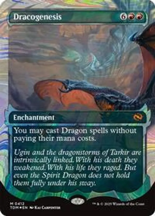 (image for) Dracogenesis (0412) (Showcase) (Halo Foil) (Foil)