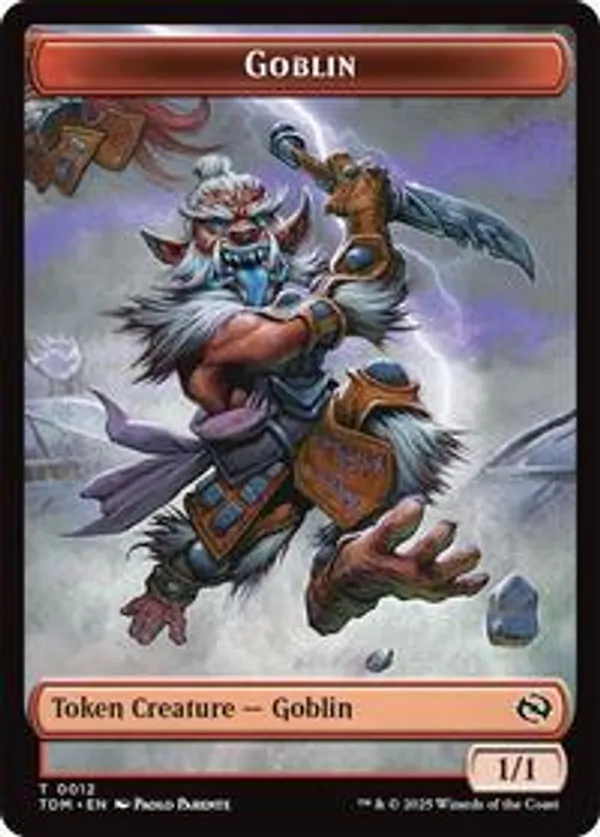 (image for) Goblin // Warrior Double-Sided Token