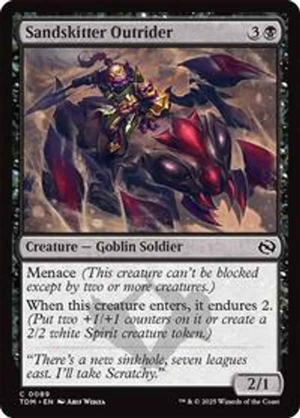 (image for) Sandskitter Outrider