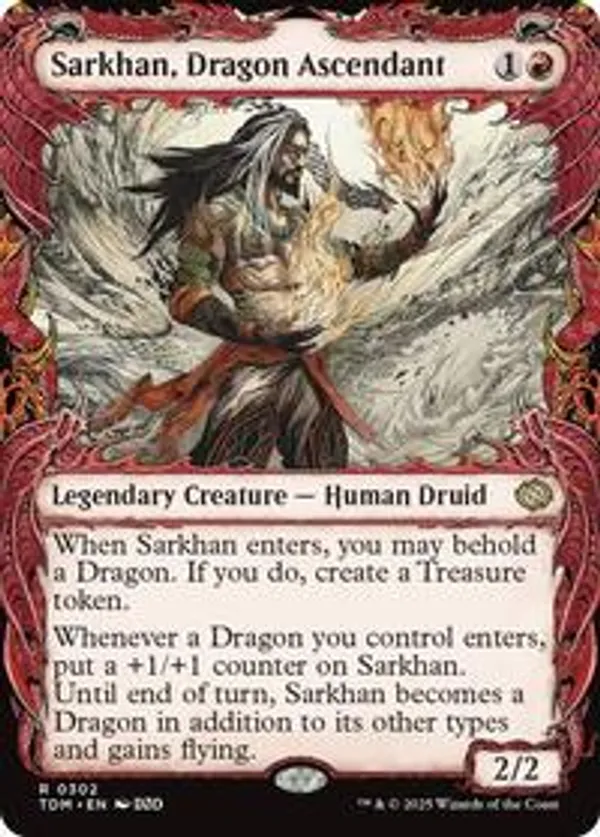 (image for) Sarkhan, Dragon Ascendant (0302) (Showcase)