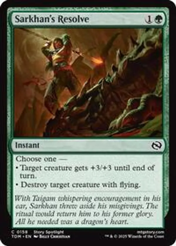 (image for) Sarkhan's Resolve