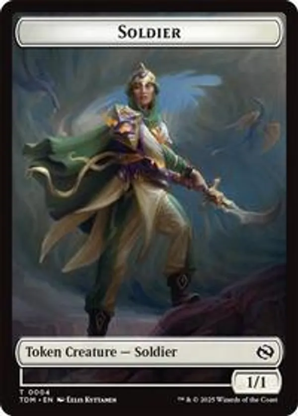 (image for) Solider (0004) // Solidier (0005) Double-Sided Token