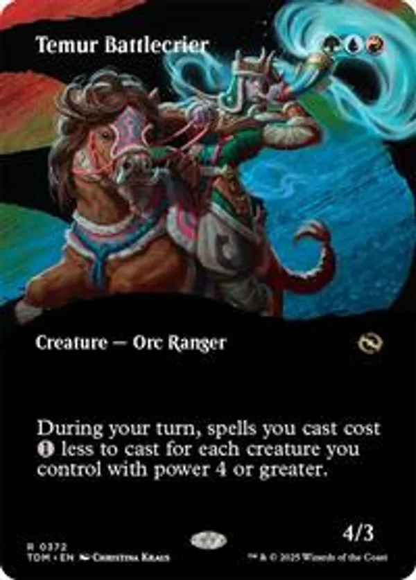 (image for) Temur Battlecrier (Borderless)