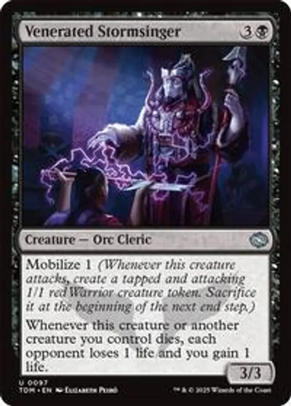 (image for) Venerated Stormsinger (Foil)