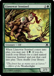 (image for) Llanowar Sentinel