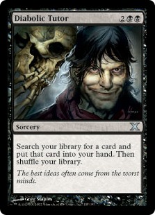 (image for) Diabolic Tutor (Foil)