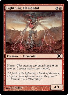 (image for) Lightning Elemental (Foil)
