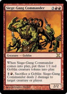 (image for) Siege-Gang Commander (Foil)