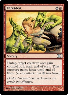 (image for) Threaten (Foil)