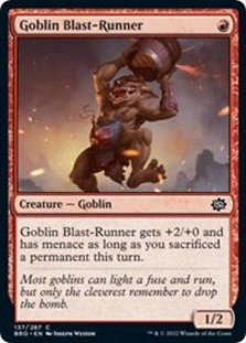 (image for) Goblin Blast-Runner (Foil)