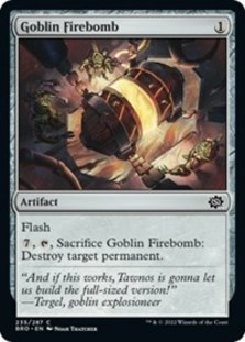 (image for) Goblin Firebomb (Foil)