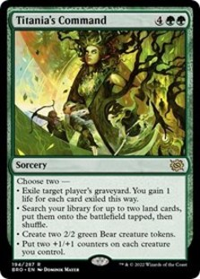(image for) Titania's Command (Foil)