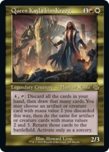 (image for) Queen Kayla bin-Kroog (Retro Frame) (Foil)
