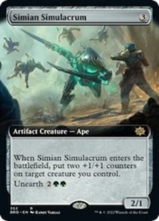 (image for) Simian Simulacrum (Extended Art)