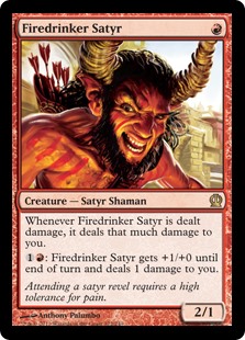 (image for) Firedrinker Satyr (Foil)