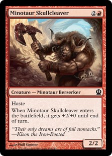 (image for) Minotaur Skullcleaver (Foil)