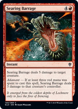 (image for) Searing Barrage (Foil)