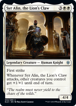 (image for) Syr Alin, the Lion's Claw (Foil)
