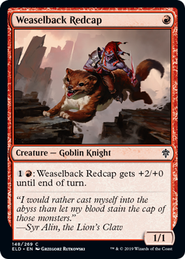 (image for) Weaselback Redcap (Foil)