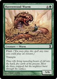 (image for) Havenwood Wurm (Foil)