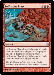 (image for) Sulfurous Blast (Foil)