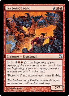 (image for) Tectonic Fiend (Foil)