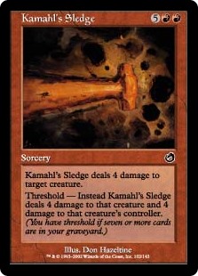 (image for) Kamahl's Sledge (Foil)