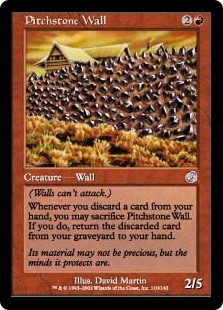 (image for) Pitchstone Wall (Foil)