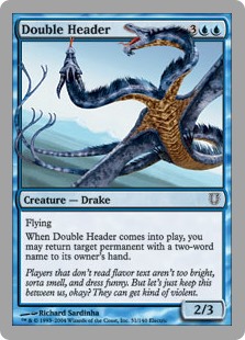 (image for) Double Header