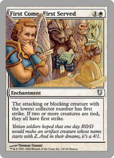 (image for) First Come, First Served