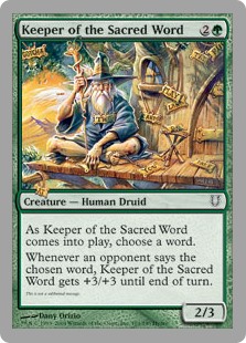 (image for) Keeper of the Sacred Word