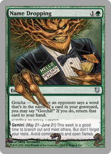 (image for) Name Dropping