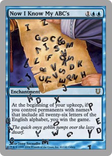 (image for) Now I Know My ABC's