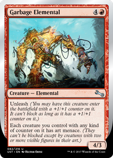 (image for) Garbage Elemental (E) (Foil)